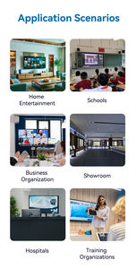 4K venta al por mayor Android/window Ops 110 pulgadas tablero inteligente interactivo Multi Touch Scree Pizarra Interactiva computadora para educación - Product Image 3