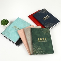 Carnet de notes calendrier anglais 2027, Agenda espagnol, Carnet de notes
