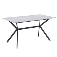 Ensemble de table à manger moderne et classique à 6 chaises, table à manger de luxe en marbre pour 8 personnes, prix abordable