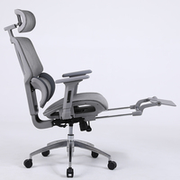Fauteuil de bureau ergonomique Happyland Health Lift Chair, réglable, dossier haut, structure en aluminium, design moderne, confortable, en mesh, pour la maison et le bureau