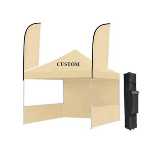 【工場印刷・カスタマイズ可能】折りたたみ式 マーキーキャノピーテント フリーマーケット屋台・店舗用 - Product Image 1