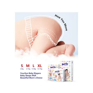 Free japanese mom baby diapers nappies sample with high absorption