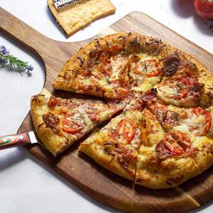 Pala para <span class=keywords><strong>Pizza</strong></span> de Madera de Acacia AOTE Rock & Branch de 13.75 Pulgadas con Mango, Ideal para Horno y Parrilla - Product Image 5