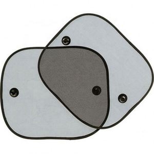 Parasol de malla de nailon para ventana lateral de coche, 2 piezas, con impresión por transferencia térmica - Product Image 1