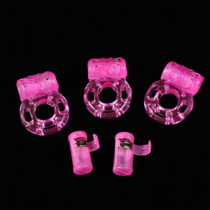 गर्म बिक्री पुरुषों की ठीक क्रिस्टल कंपन रिंग कवर तितली डिजाइन देरी के लिए प्रीमियम गुणवत्ता वाले वयस्क लिंग की अंगूठी - Product Image 5