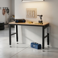 Table de travail d'établi robuste en acier à hauteur réglable de 48 pouces pour atelier de garage OEM/ODM