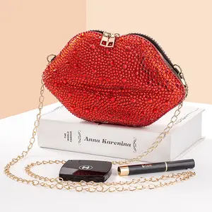 Custom Fashion Luxury Blingbling Diamond Rhinestone Handbags For Women Shoulder Bag