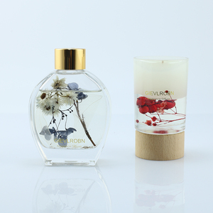 Set di <span class=keywords><strong>diffusore</strong></span> di Reed all'ingrosso in fabbrica Gel personalizzato con <span class=keywords><strong>candela</strong></span> bottiglia di vetro in Rattan bastoncini per la casa e il profumo di profumo profumo Set Souvenir - Product Image 3