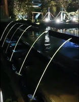 Diseño GRATUITO QUSHENG Fuente de Agua Artística de Acero Inoxidable con Control Programable Música/PLC/DMX512 para Paisajismo Exterior, Tamaño Personalizado
