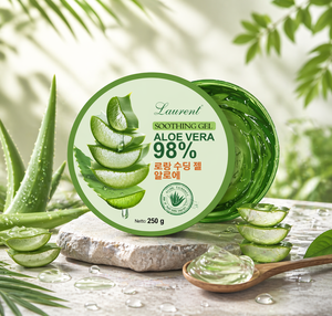 Gel Refrescante de Aloe Vera 250g, Hidratación y Reparación de la Piel, Tratamiento Refrescante para Después del Sol, Marca Privada OEM - Product Image 1