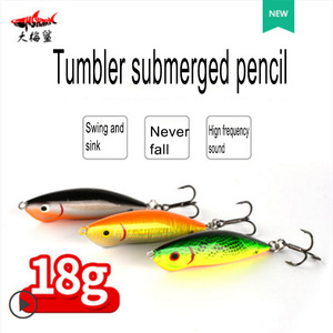 Esca dura <span class=keywords><strong>da</strong></span> <span class=keywords><strong>pesca</strong></span> 3 colori Mini Tumbler Mino 7cm 18g di pesce d'acqua dolce esca dura per acqua di mare - Product Image 2