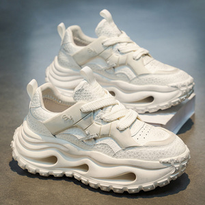 Nouvelle collection Printemps 2026 : Chaussures de sport tendance décontractées à semelle épaisse, style 'Old Daddy', basses, type 'Bread Shoes' et 'Forrest Gump' pour homme - Product Image 5