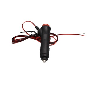 Car cigarette lighter socket <b>with</b> <b>switch</b> and power cord; car cigarette lighter <b>plug</b>. - Product Image 5