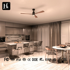 Ventilateur de plafond moderne à 6 vitesses réglables, moteur en cuivre pur 35W, très vendu pour la décoration intérieure - Product Image 3