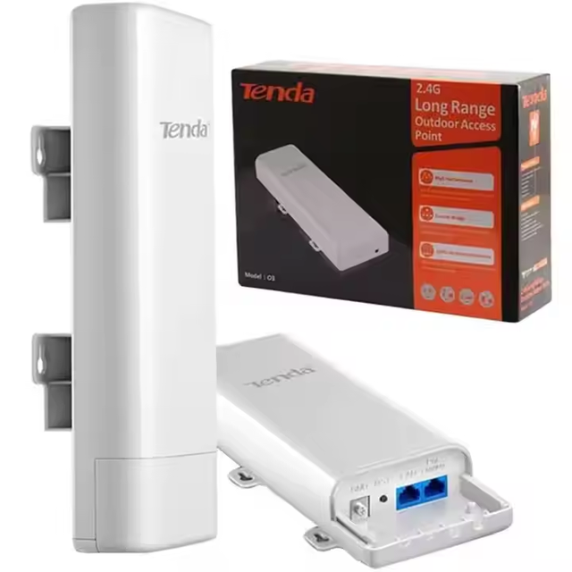 Tenda O3 5KM 2.4GHz 150Mbps Outdoor CPE Tenda 5KM 5GHz 867Mbps Outdoor CPE Wireless WiFi Repeater Extender