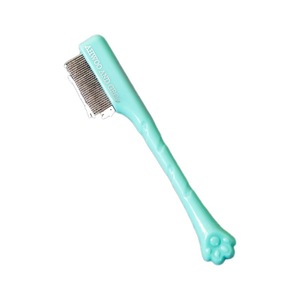 Peine para manchas de lágrimas de mascotas, peine para pelo de gato, peine para perros pequeños, tijeras para limpieza facial de perros con secreción ocular, peine para aseo de mascotas - Product Image 5