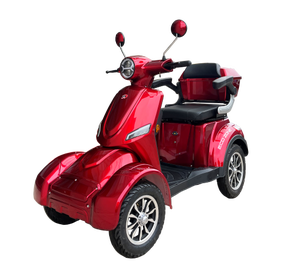 Scooter électrique intelligent à quatre roues, batterie au lithium 1000W, longue portée 55 km, 25 km/h, étanche, en alliage d'aluminium, double suspension - Product Image 1