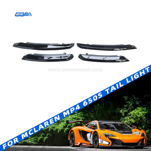 ไฟท้ายรถยนต์ทำจากพลาสติกสีขาวและดำสำหรับ MP4 McLaren 650S ไฟท้าย11A8830CP 11A8828CP - Product Image 1