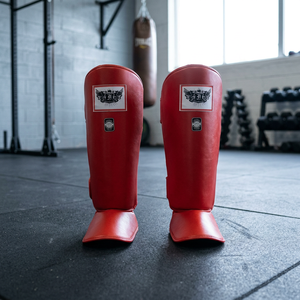 Essential Premium Leather Shin/Instep Guards for Training Competition Premium Protective Gear for Martial Arts Boxing Gloves - Product Image 2