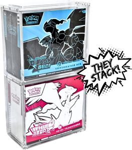 กล่องเก็บการ์ดใสแบบซ้อนได้ทำจากอะคริลิคหนาอุปกรณ์ป้องกัน ETB แม่เหล็กแข็งแรง - Product Image 1