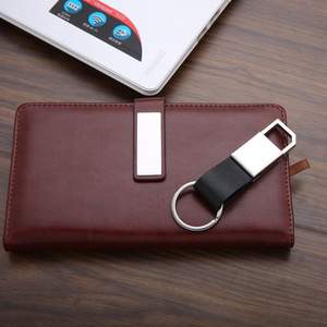 Nouveauté promotionnelle : Coffret cadeau d'entreprise 4 en 1 (portefeuille + porte-clés + stylo + carnet) Coffret cadeau d'entreprise Coffret cadeau pour homme - Product Image 5