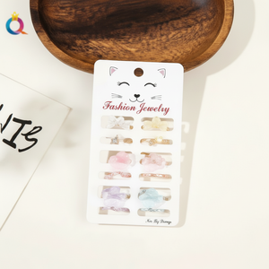 Elegante scintillante clip per capelli da donna Vintage moda moda con perline in metallo decorazione per capelli 5cm taglia lega vendita calda all'ingrosso - Product Image 1