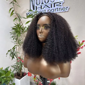 Perruques Courtes Naturelles en Dentelle HD Sans Colle, Coupe Pixie, Cheveux Indiens Bouclés Profonds, Perruques Frontales en Dentelle 100 % Cheveux Humains, Vente en Gros - Product Image 6