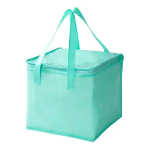 Custom Waterproof Cake High Quality Promotional Reusable Lunch Cooler Aluminum Foil Insulated Bag