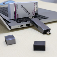 Lecteur de cartes USB de haute qualité 4 en 2, lecteur de cartes SD TF et Type C vers Micro SD TF, adaptateur USB OTG, lecteur de cartes USB Hub pour ordinateur portable