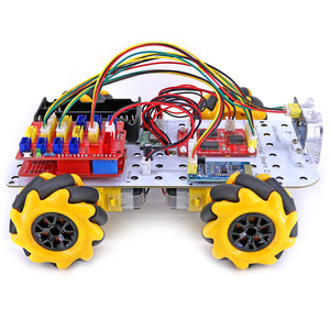 Kit de voiture intelligente omnidirectionnelle 4x4 avec moteur à engrenages et contrôle Bluetooth, prise XH 2.54mm colorée à branchement facile pour Arduino G131 - Product Image 2