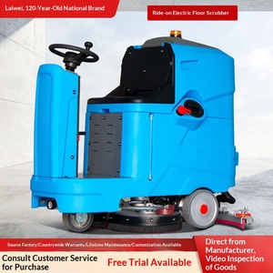 Industrial Floor Washing Machine Ride-on Scrubber Professional Floor Washing Machine Floor Washing Mop Integrated Supermarket - Product Image 1