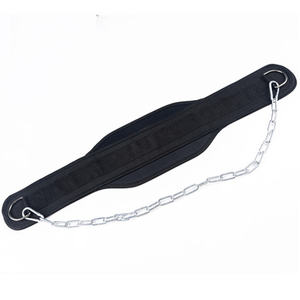 Cinturón de levantamiento de pesas de alta resistencia con cinturones de inmersión de <span class=keywords><strong>cadena</strong></span> Pull up Chin up Kettle Bell Barbell Fitness Culturismo Gimnasio - Product Image 1