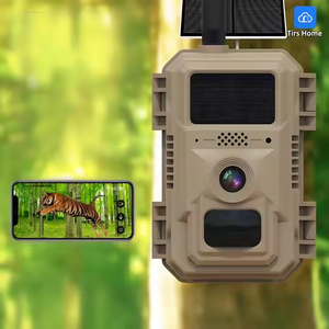 Caméra de chasse étanche IP66 4G basse consommation 4MP Photo Alimentée par énergie solaire Suivi de mouvement par IA Caméra solaire Vision nocturne couleur - Product Image 3