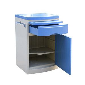 Hospital Bedside <b>Table</b> ABS Plastic Rectangle With Drawer For Bedroom Use - Product Image 4
