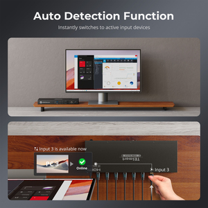 Tesmart 8-Port 4K 60Hz Rackmount cho <span class=keywords><strong>HDMI</strong></span> Switcher RS232/LAN video chuyển đổi Splitter - Product Image 5
