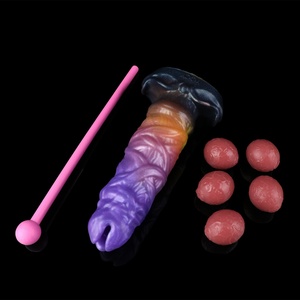 Dildo de Fantasía con Forma de Ovipositor, Dildo Monstruoso con Fuerte Ventosa, Juguete Sexual para Adultos con Punto G para Hombres, Mujeres y Parejas, Huevo - Product Image 2