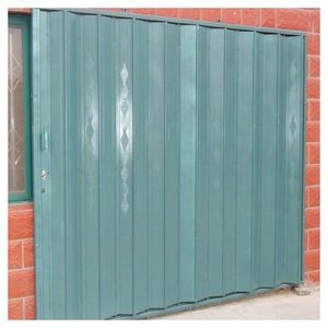Portes pliantes horizontales en acier pour <span class=keywords><strong>garage</strong></span>, <span class=keywords><strong>porte</strong></span> automatique en acier à ouverture verticale pour entrepôt - Product Image 2