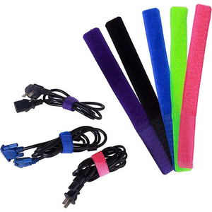 مخصص التصحيح Velcroes مرنة هوك وحلقة Velcroes مخصص التلقائي باليد الذاتي قبضة حزام كابل حزام حزام Velcroes - Product Image 5