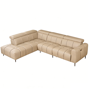 Sofá Reclinable Eléctrico de Tres Plazas de Cuero Genuino Italiano Moderno con Movimiento Deslizante de <span class=keywords><strong>Gravedad</strong></span> Cero para Sala de Estar de Lujo - Product Image 4