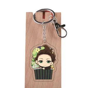 Mới Anime Moriarty các Yêu Nước Keychain phim hoạt hình con số William James Moriarty Móc chìa khóa mặt dây chuyền Acrylic phụ kiện Keyring