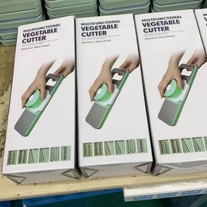 Grattugia Manuale Multifunzione in Acciaio Inox per Cucina, Protezione per le Mani, Trituratore per Cetrioli e Patate - Product Image 1