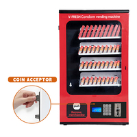 Distributeur automatique VFresh personnalisé, vente chaude, format compact, 88 pièces, avec paiement par pièces, distributeur automatique de produits de première nécessité