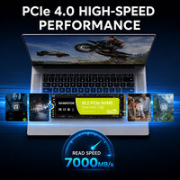 Pabrik Nandstor OEM NVMe M.2 SSD 7000MB/S Kecepatan Tinggi PCIe 4.0 Internal Solid State Drive 512GB 1TB untuk Gaming dan Laptop High-S