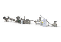Flèche 2D/3D Machine de traitement de granulés de casse-croûte de farine de maïs multifonctionnelle automatique 200-1800 kg/h alimentaire
