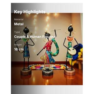 Figura Decorativa Hecha a Mano de Pareja Romántica, Arte Decorativo Art Deco para el Hogar, Oficina, Mesa, Boda, Diwali, Regalo Coleccionable - Product Image 3