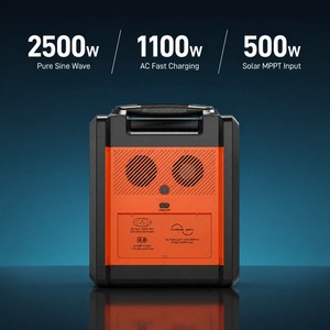 Générateur Solaire Portable 2500W 2304Wh en Gros, Station d'Énergie UPS MPPT pour la Maison, la Secours d'Urgence et le Camping - Product Image 5