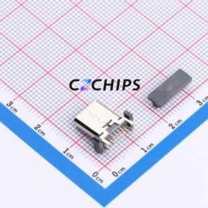 GT-USB-7038C USB Connector Through hole Component (THT) Connector Type-C USB 2.0 Female Through Hole - Product Image 2