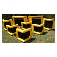 Bunkers gonflables de camouflage en PVC pour paintball, laser game et tir CS, certifiés EN14960, garantie 2 ans