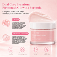 Crème hydratante pour le visage à l'acide hyaluronique 4D, anti-âge, éclaircissante, raffermissante et hydratante en profondeur