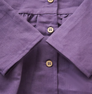 Boutique otoño primavera camisa de manga larga personalizada niñas vestidos <span class=keywords><strong>100</strong></span>% algodón <span class=keywords><strong>Natural</strong></span> orgánico Bebé Ropa niños ropa - Product Image 4